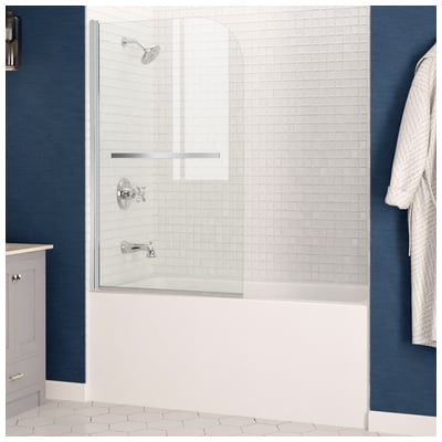 Soaking Bath Tubs Anzzi Anzzi Aluminum White/Polished Chrome White SD05301CH-3060L 191042059856 BATHROOM - Bathtubs - Drop-in Drop-In 