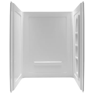 Tub and Shower Walls Anzzi ANZZI Acrylic & ABS Composite White White SW-AZ010WH-R 191042071322 SHOWER - Shower Walls - Alcove 