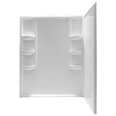 Tub and Shower Walls Anzzi Vasu Series Acrylic & ABS Composite White White SW-AZ8072 191042048874 SHOWER - Shower Walls - Corner 