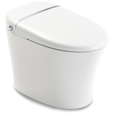 Toilets Anzzi Ceramic White White TL-STSF851WH-FBA 00191042075474 BATHROOM - Toilets - Smart Toi 