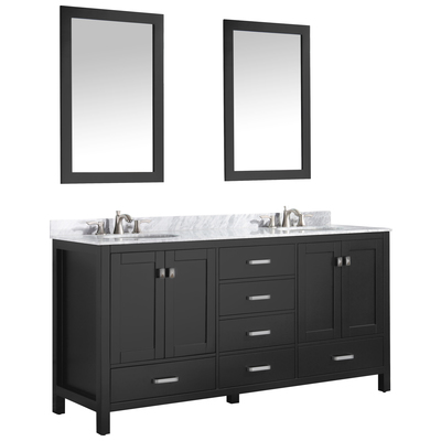 Anzzi Bathroom Vanities, Black, Solid Wood, BATHROOM - Vanities - Vanity Sets, 191042056770, VT-MRCT0072-BK