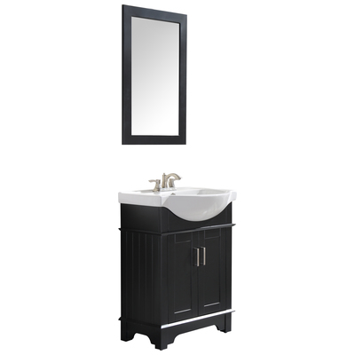 Bathroom Vanities Anzzi Montbrun Series Solid Wood Black Black VT-MRCT3024-BK 191042056916 BATHROOM - Vanities - Vanity S 