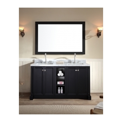 Ariel Bathroom Vanities, Double Sink Vanities, Complete Vanity Sets, 816606015023, C061D-BLK