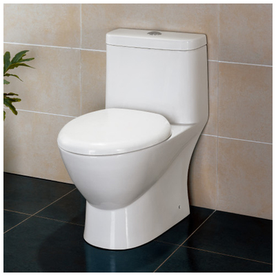 Toilets Ariel Platinum White TB346M 816606011438 toilet Complete Vanity Sets 