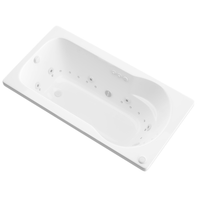 Atlantis, White, Acrylic, BATHROOM - Bathtubs - Drop-in Bathtub - Rectangle - Dual, 848308017388, 3260ZDL