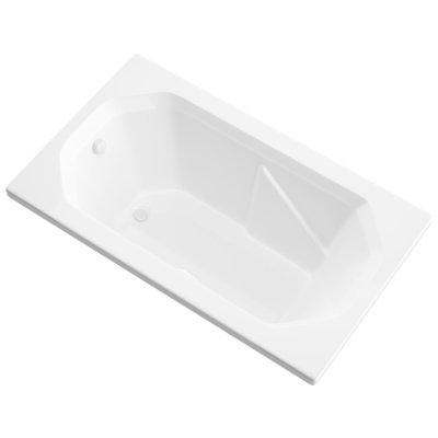 Atlantis, White, Acrylic, BATHROOM - Bathtubs - Drop-in Bathtub - Rectangle - Soaker, 848308016374, 3660MS