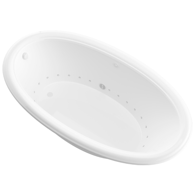  Atlantis Petite Acrylic White White 3660PAR 848308007181 BATHROOM - Bathtubs - Drop-in 