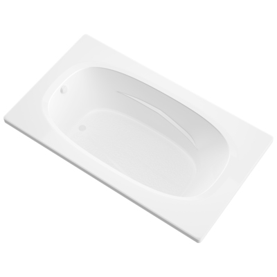 Atlantis, White, Acrylic, BATHROOM - Bathtubs - Drop-in Bathtub - Rectangle - Soaker, 848308007440, 3666PS