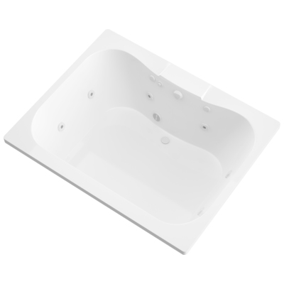 Atlantis, White, Acrylic, BATHROOM - Bathtubs - Drop-in Bathtub - Rectangle - Whirlpool, 848308016459, 4060NWL