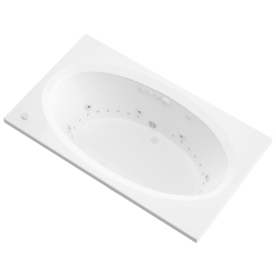 Atlantis, White, Acrylic, BATHROOM - Bathtubs - Drop-in Bathtub - Rectangle - Dual, 848308017036, 4272VCDL