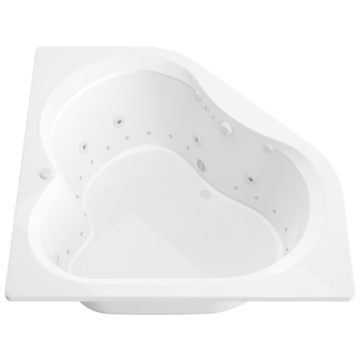 Atlantis, White, Acrylic, BATHROOM - Bathtubs - Drop-in Bathtub - Corner - Dual, 848308003039, 6060CDR