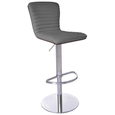Bar Chairs and Stools Bellini Modern Living Argenta GRY Gray Grey Bar 