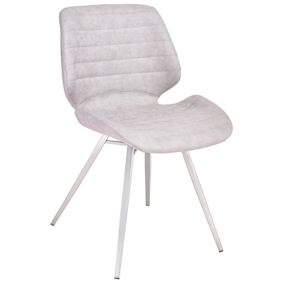 Bellini Modern Living Dining Room Chairs, Gray,Grey, 