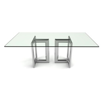 Dining Room Tables Bellini Modern Living Laina Laina RECT DT Legs Rectangular Complete Vanity Sets 