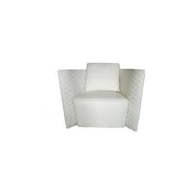 Bellini Modern Living Chairs, White,snow, ArmChairs,Arm Chair, Complete Vanity Sets, Lauren CH WHT