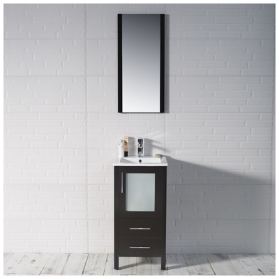 Blossom Bathroom Vanities, Under 30, Modern, Dark Brown, Modern, 842708124271, 001 18 02 C M