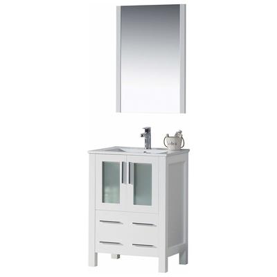 Blossom Bathroom Vanities, Under 30, Modern, White, Modern, 842708124301, 001 24 01 C M