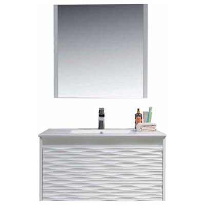 Blossom Bathroom Vanities, 30-40, Modern, White, Modern, 842708122383, 008 36 01 C M