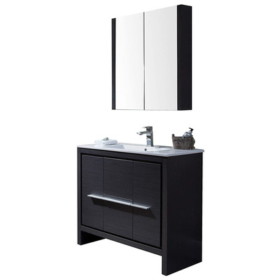 Bathroom Vanities Blossom Milan 014 36 16 C MC 842708124097 30-40 Modern Gray 25 