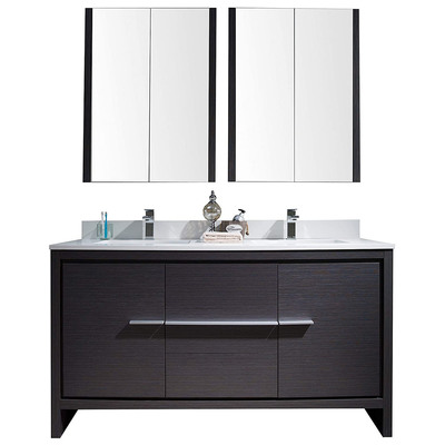 Bathroom Vanities Blossom Milan 014 60 16 C MC 842708124257 50-70 Modern Gray 25 