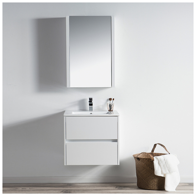 Blossom Bathroom Vanities, Under 30, Modern, White, Modern, 842708123618, 016 24 01 C MC