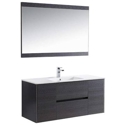 Bathroom Vanities Blossom Valencia 016 48 16S C M 842708123793 Single Sink Vanities 40-50 Modern Gray 25 
