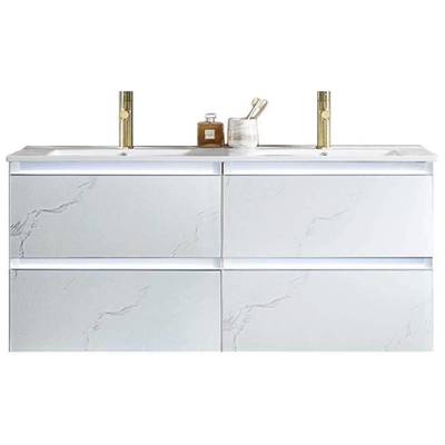 Blossom Bathroom Vanities, Double Sink Vanities, 40-50, Modern, White, Modern, 842708122574, 018 48 23D C MT12