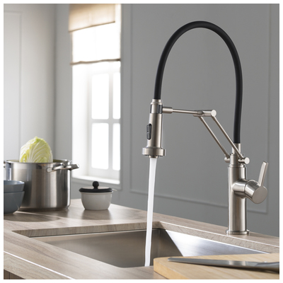 Kitchen Faucets Blossom Kitchen Faucet F01 208 02 842708103450 Kitchen Pull Down Pull Out Sin Brush BrushedSteel NICKEL 