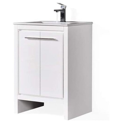 Bathroom Vanities Blossom Milan V8014 24 01 842708108325 Under 30 Modern White Cabinets Only 25 