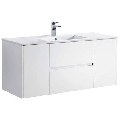 Bathroom Vanities Blossom Valencia V8016 48 01S 842708123762 Single Sink Vanities 40-50 Modern White Cabinets Only 25 