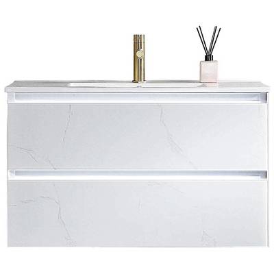 Blossom Bathroom Vanities, 30-40, Modern, White, Cabinets Only, Modern, 842708122543, V8018 36 23