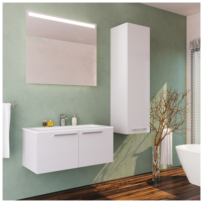 Casa Mare Bathroom Vanities, Wall Mount Vanities, ASPE, Aspe60GW-24