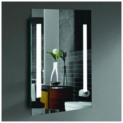 Bathroom Mirrors Civis USA CVAL2436LED 852519003757 Whitesnow Glass mirror 