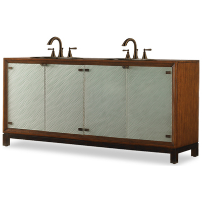 Cole and Co Bathroom Vanities, Double Sink Vanities, 70-90, Transitional, Optional Top, Transitional or Contemporary, Hickory veneers and select hardwoods with etched glass, 753182126692, 11.24.275578.43