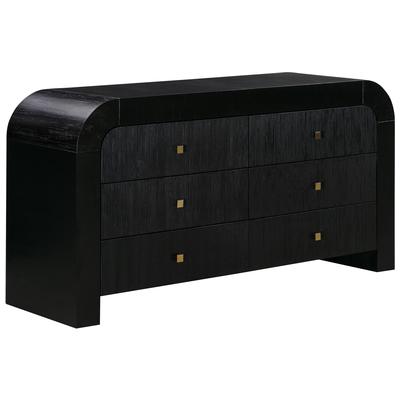 Contemporary Design Furniture Bedroom Chests and Dressers, , ,, , Black, Acacia,Acacia Veneer,MDF, Dressers, 793611833968, CDF-B44098,Over 50 in.,Over 60 in.,Under 20 in.