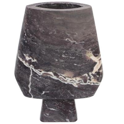 Vases-Urns-Trays-Finials Contemporary Design Furniture Samma-Vase Marble Grey Marble CDF-C18510 793580625144 Vases Gray Grey Urns Vases Marble 0-20 