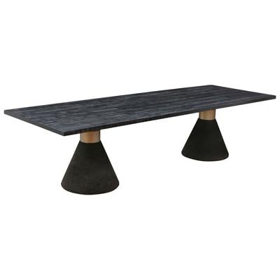 Accent Tables Contemporary Design Furniture Rishi-Table Acacia Iron MDF Veneer Rope Black CDF-D44153 793611836273 Dining Tables Metal Tables metal aluminum ir 