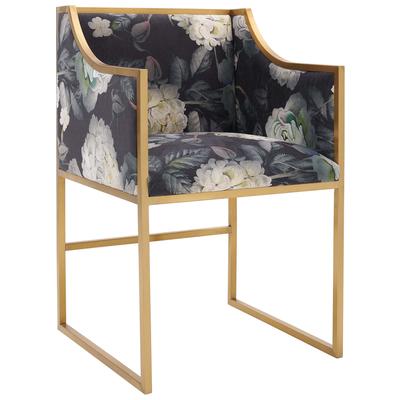 Chairs Contemporary Design Furniture Atara-Chair Velvet Multi CDF-D6349 793611828254 Dining Chairs Gold 