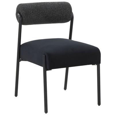 Contemporary Design Furniture Dining Room Chairs, black, ,ebony, 