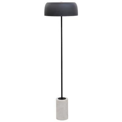 Contemporary Design Furniture Floor Lamps, Black,ebonyWhite,snow, Contemporary,FLOOR, IRON,Stainless Steel,Steel,Metal,AluminumMarble, Black,White, Iron,Marble, Floor Lamps, 806810357439, CDF-G18160,50-59 Inches