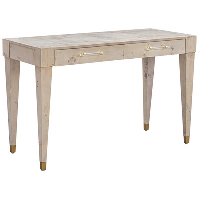 Desks Contemporary Design Furniture Brandyss- Desk Acacia Iron MDF Plywood Veneer White CDF-H54194 793580620361 Desks MDF Metal Aluminum Stainless S 
