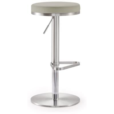 Bar Chairs and Stools Contemporary Design Furniture Fano-Stool Stainless Steel Light Grey CDF-K3653 806810350836 Stools Gray Grey Bar Footrest 