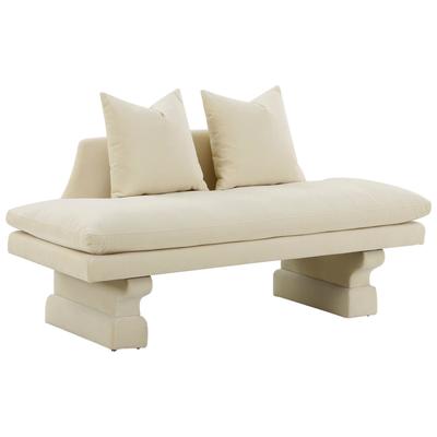 Sofas and Loveseat Contemporary Design Furniture Hyde-Sofa Velvet Wood Champagne CDF-L68366 793580617293 Sofas Loveseat Love seatSofa Velvet Contemporary Contemporary/Mode 