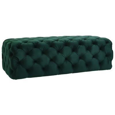 Ottomans and Benches Contemporary Design Furniture Kaylee-Ottoman Velvet Green CDF-O66 641676979322 Ottomans Blue navy teal turquiose indig 