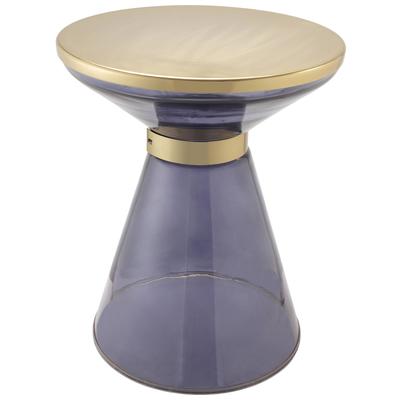 Accent Tables Contemporary Design Furniture Coral-Table CDF-OC18132 806810357156 Side Tables Glass Tables glassAccent Table 