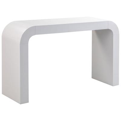 Accent Tables Contemporary Design Furniture Hump-Table Acacia Acacia Veneer MDF White CDF-OC44073 793611832787 Console Tables Accent Tables accentConsole 