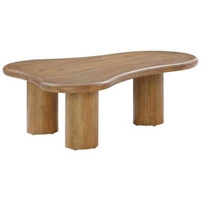 Contemporary Design Furniture Coffee Tables, Wood,Plywood,Hardwoods,MDF,MINDI VENEERS WITH POPLAT SOLLIDS OVER MDFCORES, Cognac, Acacia,Acacia Veneer,Plywood, Coffee Tables, 793580629135, CDF-OC54261,Standard (14 - 22 in.)