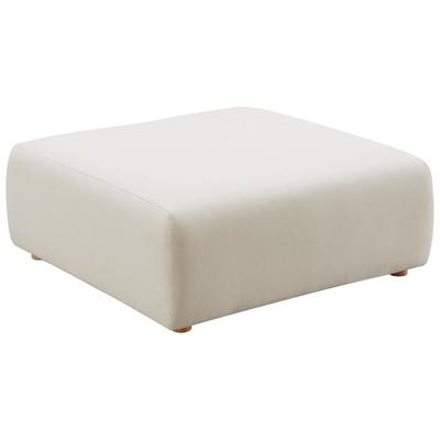 Ottomans and Benches Contemporary Design Furniture Hangover- Ottoman Linen Wood Cream CDF-OC68790 793580629852 Cream beige ivory sand nude 