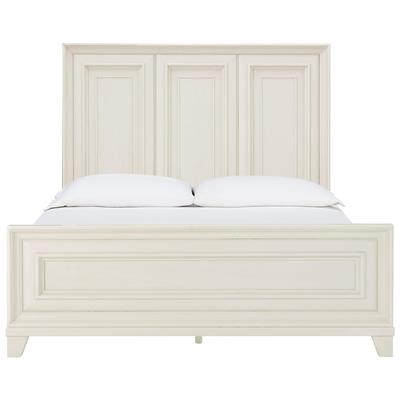 Beds Contemporary Design Furniture Montauk Wood White CDF-REN-B920-10-11-14 793611830363 Beds White snow Wood Queen 