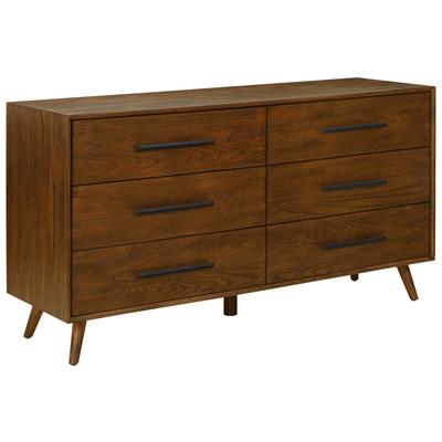 Bedroom Chests and Dressers Contemporary Design Furniture Emery MDF Plywood Wood Walnut CDF-REN-B940-70 793580618467 Dressers Over 50 in. Over 60 in. Under 20 in. Under 20 in. 